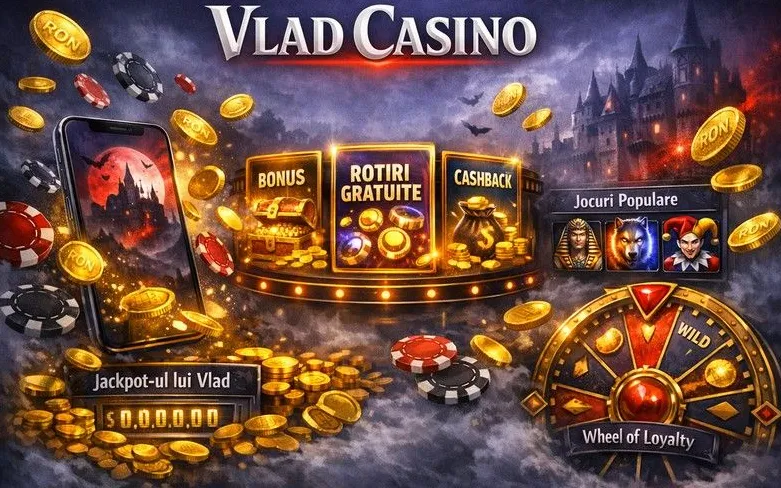 Vlad Casino login page hero banner