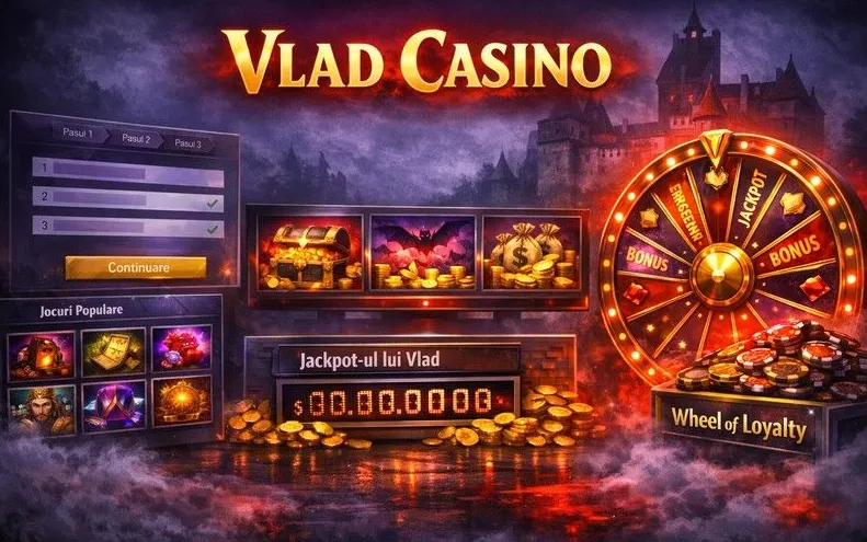 Vlad Cazino registration page hero banner
