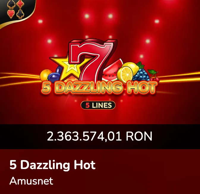 5 Dazzling Hot slot with jackpot counter