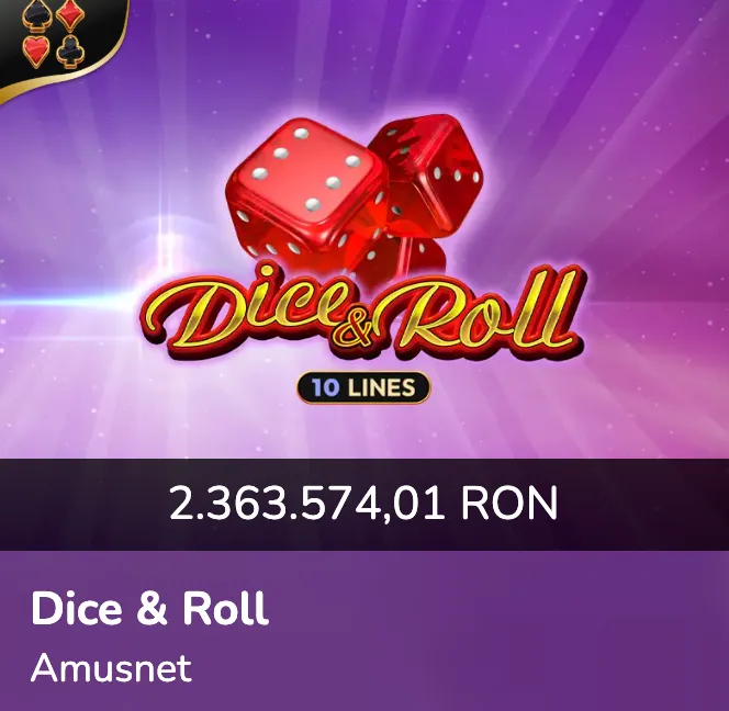 Dice and Roll slot by Amusnet