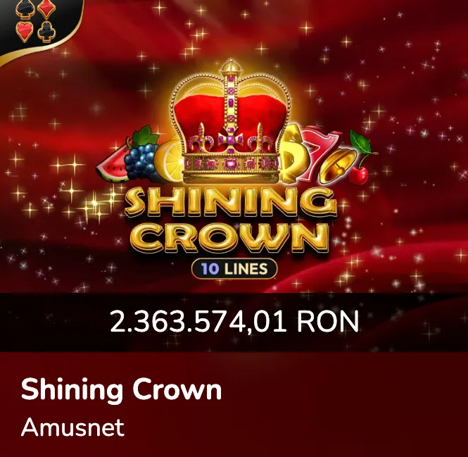 Shining Crown slot by Amusnet